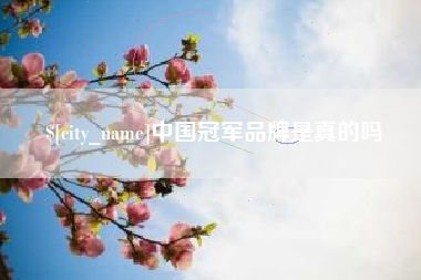 南通中国冠军品牌是真的吗