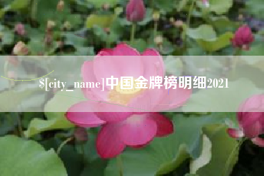 南通中国金牌榜明细2021