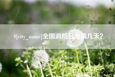 南通全国消防日是第几天？
