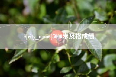 南通5000米及格成绩