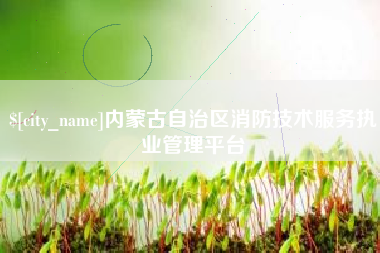 南通内蒙古自治区消防技术服务执业管理平台