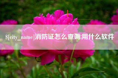 南通消防证怎么查询,用什么软件