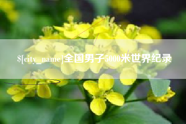 南通全国男子5000米世界纪录