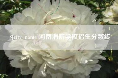 南通河南消防学校招生分数线