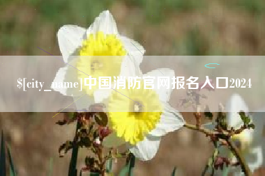 南通中国消防官网报名入口2024