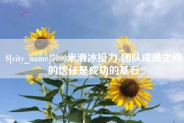 南通5000米滑冰接力-团队成员之间的信任是成功的基石