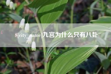 南通九宫为什么只有八卦