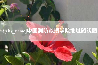 南通中国消防救援学院地址路线图