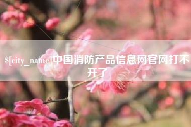 南通中国消防产品信息网官网打不开了