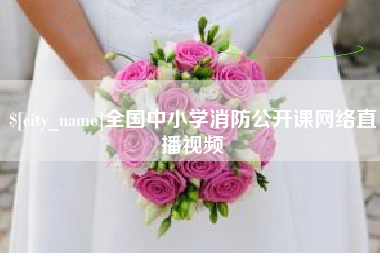 南通全国中小学消防公开课网络直播视频