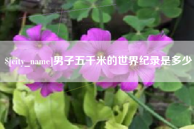 南通男子五千米的世界纪录是多少