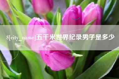 南通五千米世界纪录男子是多少