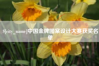 南通中国金牌图案设计大赛获奖名单