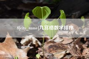 南通九宫格数字排序