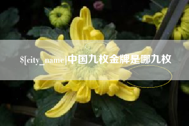 南通中国九枚金牌是哪九枚