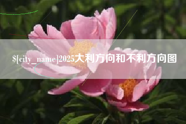 南通2025大利方向和不利方向图