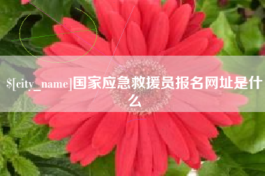 南通国家应急救援员报名网址是什么
