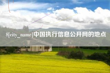南通中国执行信息公开网的地点