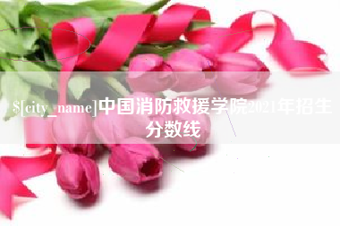 南通中国消防救援学院2021年招生分数线