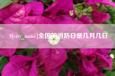 南通全国的消防日是几月几日
