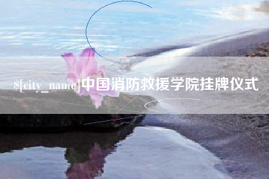 南通中国消防救援学院挂牌仪式