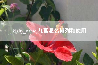 南通九宫怎么排列和使用