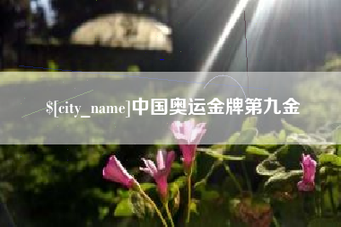 南通中国奥运金牌第九金